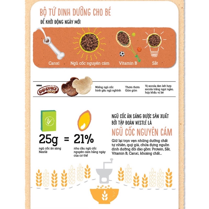 Bánh Ăn Sáng Ngũ Cốc Nestlé Koko Krunch Duo 330G