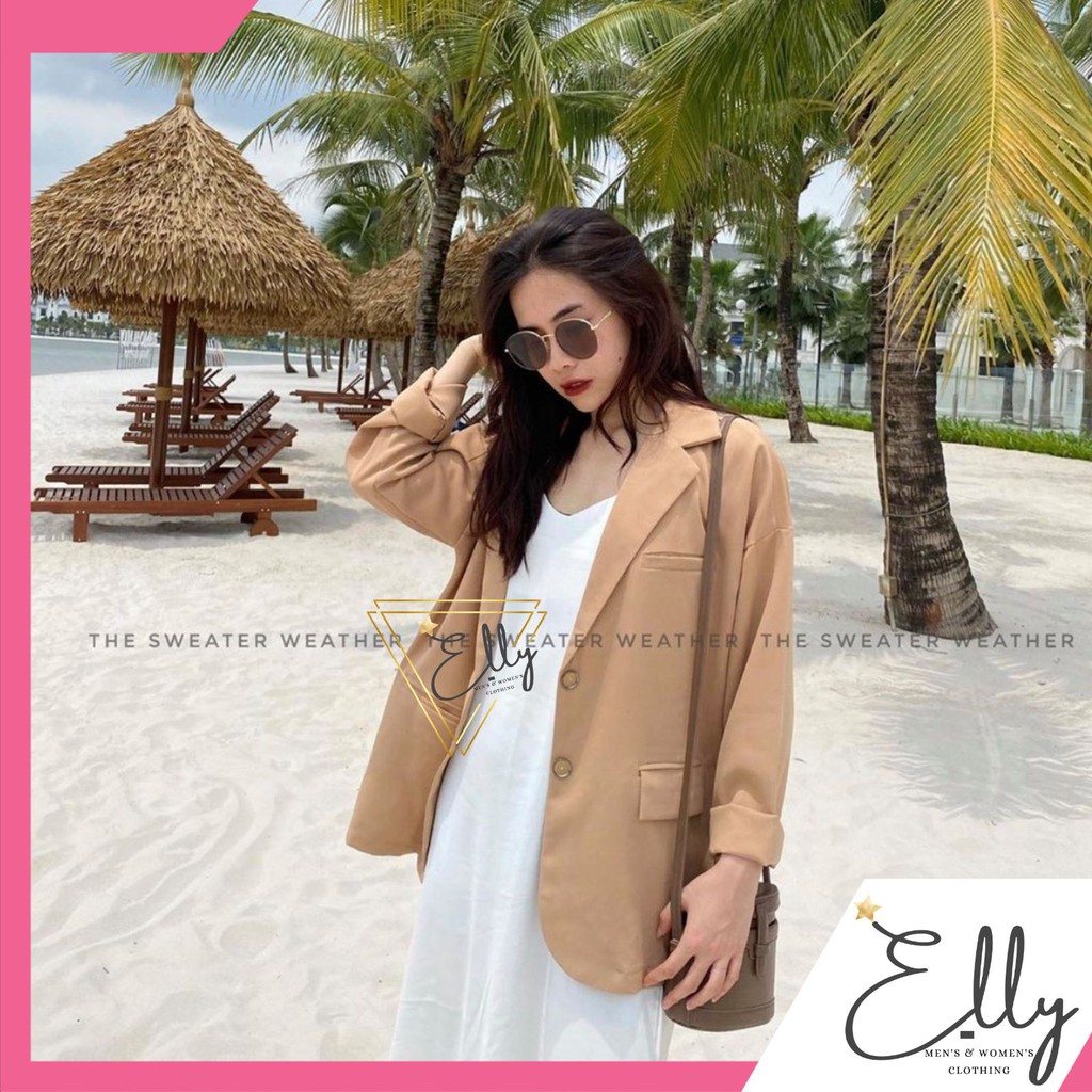 Áo Blazer trơn tay dài, áo vest Hàn Quốc | BigBuy360 - bigbuy360.vn