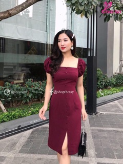 Đầm tay phồng