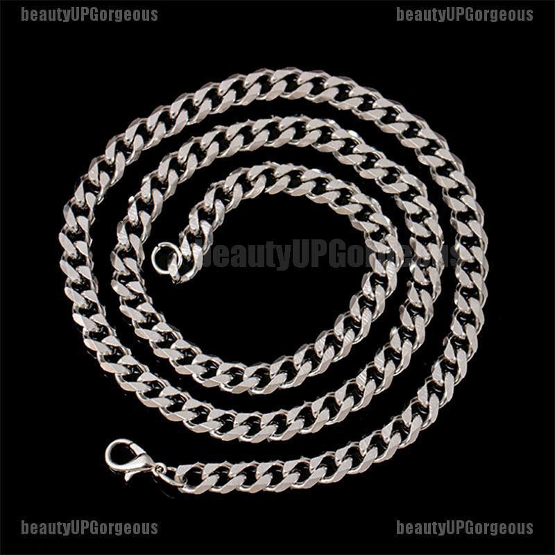 Vòng cổ bằng thép không gỉ 4-6mm phong cách hiphop thời trang cho nam