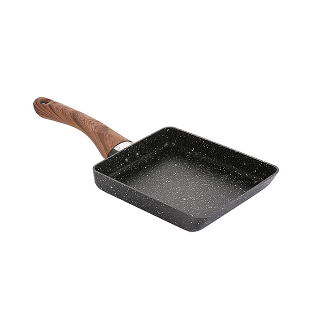 [CHOO] Frying Pan Stainless Steel Non-stick Frypan Square Kitchen Cooking Skillet Cookware