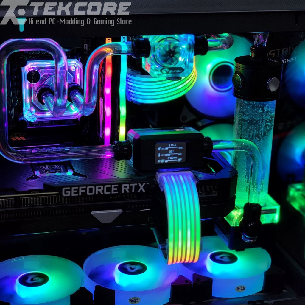 Combo Cover led AOSOR AL300 cho CPU và VGA