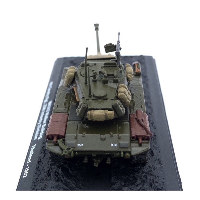 Mô hình xe tăng tỷ lệ 1:72 DeAgostini M-41 US  Army, Sư đoàn Kỵ binh số 25 “Tia chớp nhiệt đới” trong CTVN.