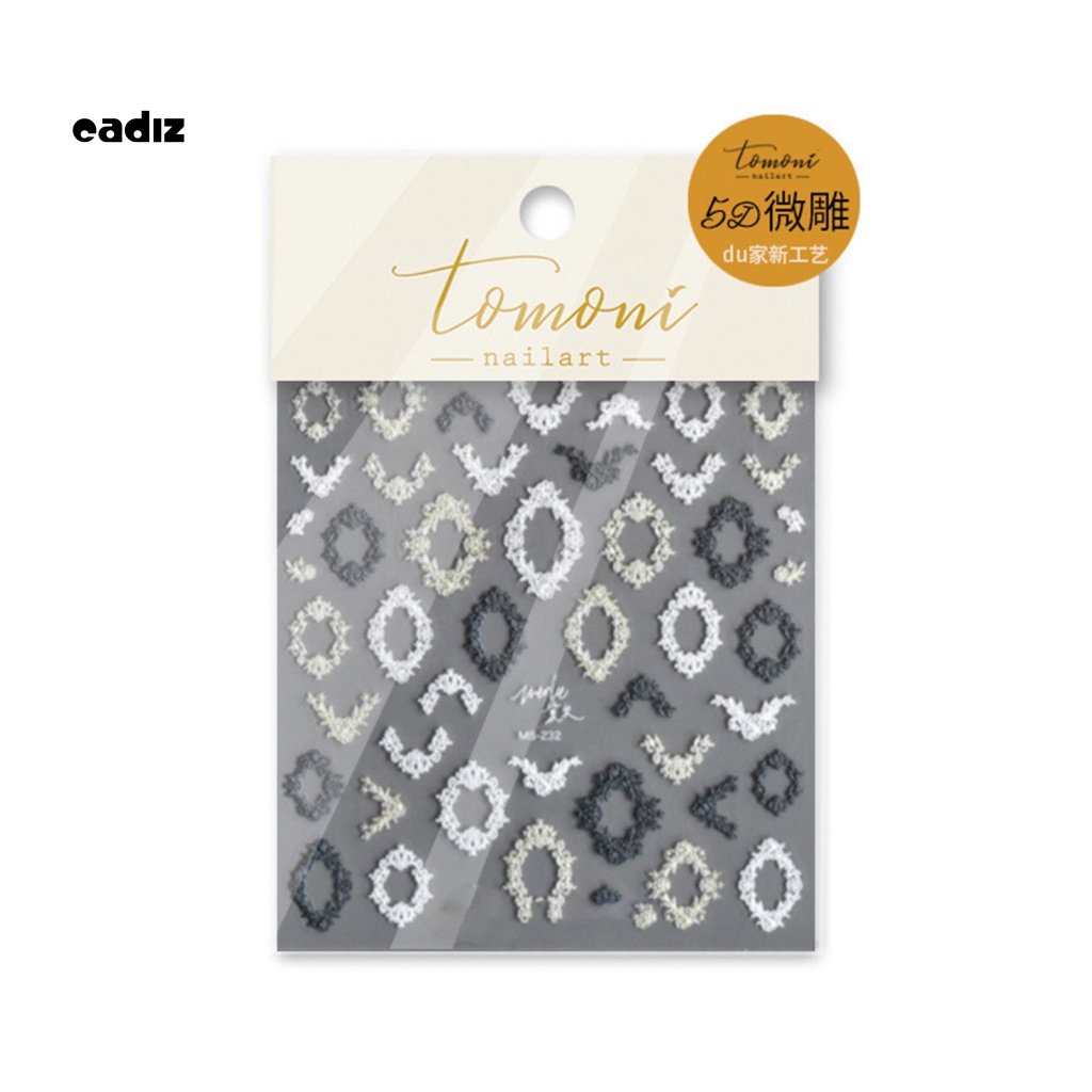 Miếng Dán Trang Trí Móng Tay Hình Hoa Xinh Xắn