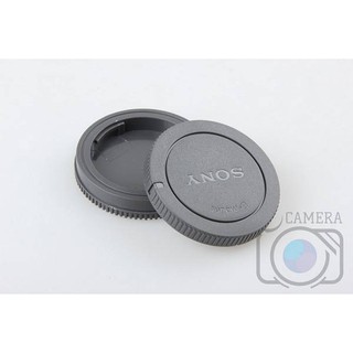 Hình ảnh Bộ nắp đậy đuôi lens + nắp đây body máy ảnh Sony E-mount chính hãng