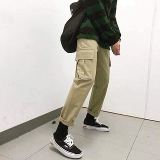 Quần kaki túi hộp