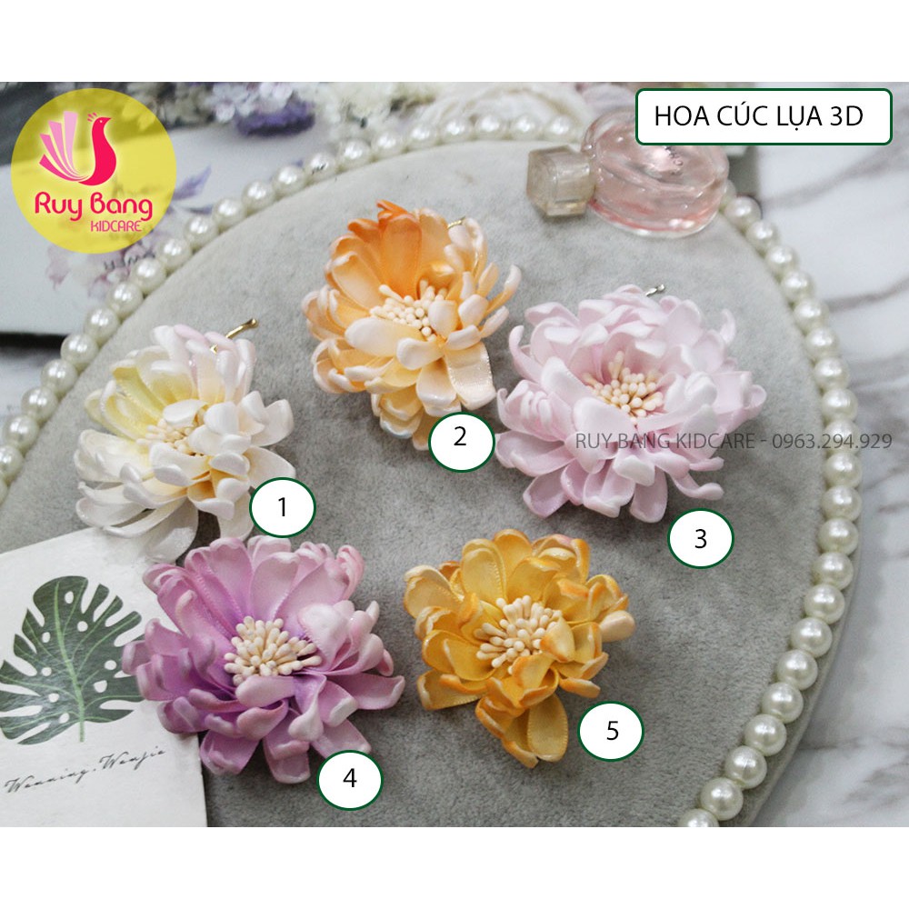 Hoa vải - Hoa cúc 3D