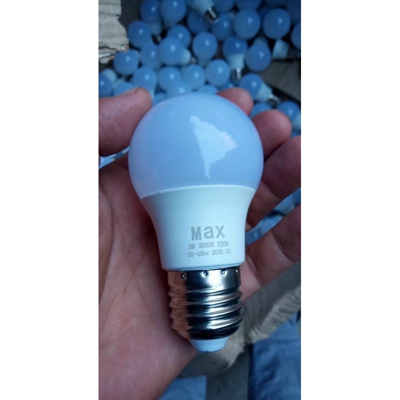 Xả kho_ bóng led tròn 5w ánh sáng trắng, vàng(như hình)