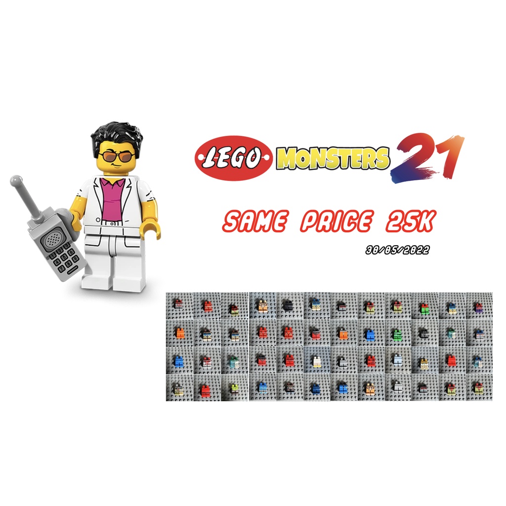 (1 cái) THÂN dưới nhân vật nhỏ lego, đồng giá 25.000 , lego chính hãng-ID 970c01