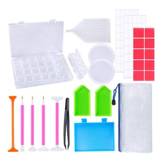 Set dụng cụ 26 món dùng làm tranh đính đá thủ công