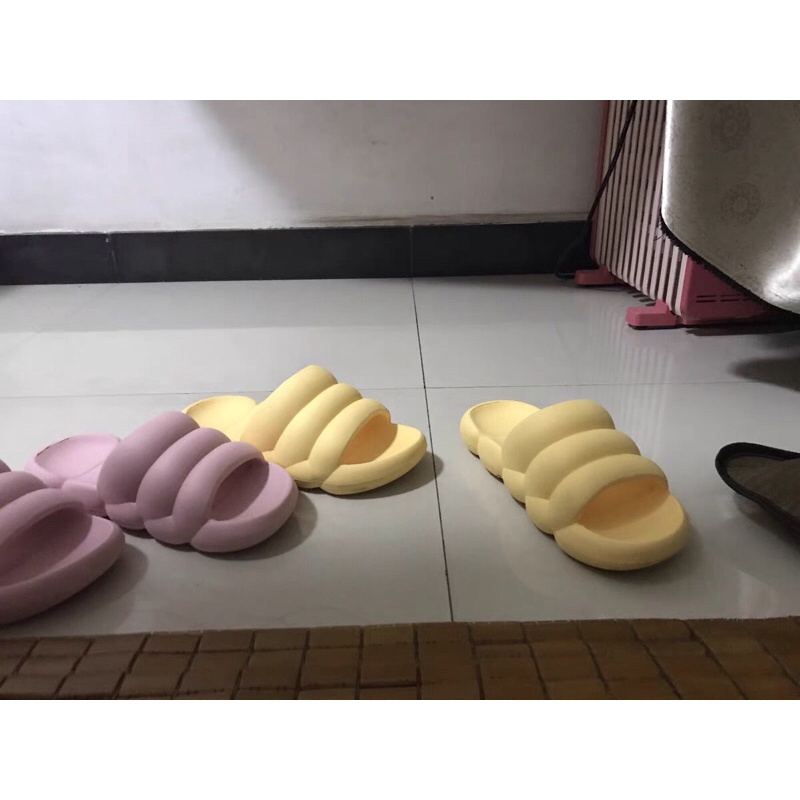 Dép quai ngang nam nữ con sâu kèm ảnh thật