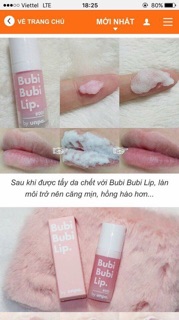 TẨY DA CHẾT MÔI SỦI BỌT BUBI BUBI LIP