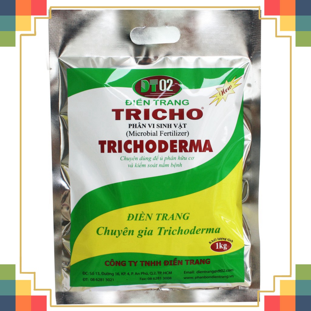 Nấm TRICHODERMA Điền Trang - 1kg - PHÒNG BỆNH,ủ phân bón, RÁC NHÀ BẾP, PHÂN CHUỒNG HOAI, PHÂN HỮU CƠ.