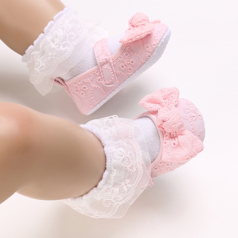 Giày Vải Chống Trượt Thoáng Khí Màu Hồng Thời Trang Xuân Thu Cho Bé Gái