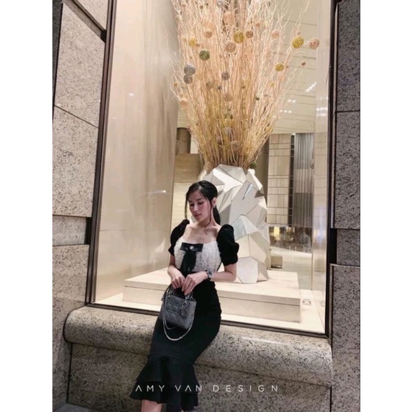 BIGSIZE TIỂU THƯ SANG XỊN PHỐI CÓ TAG NƠ ĐUÔI CÁ 2 TẦNG