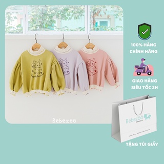 Áo nỉ lót bông cho bé bebezoo hình thỏ bea4ts105