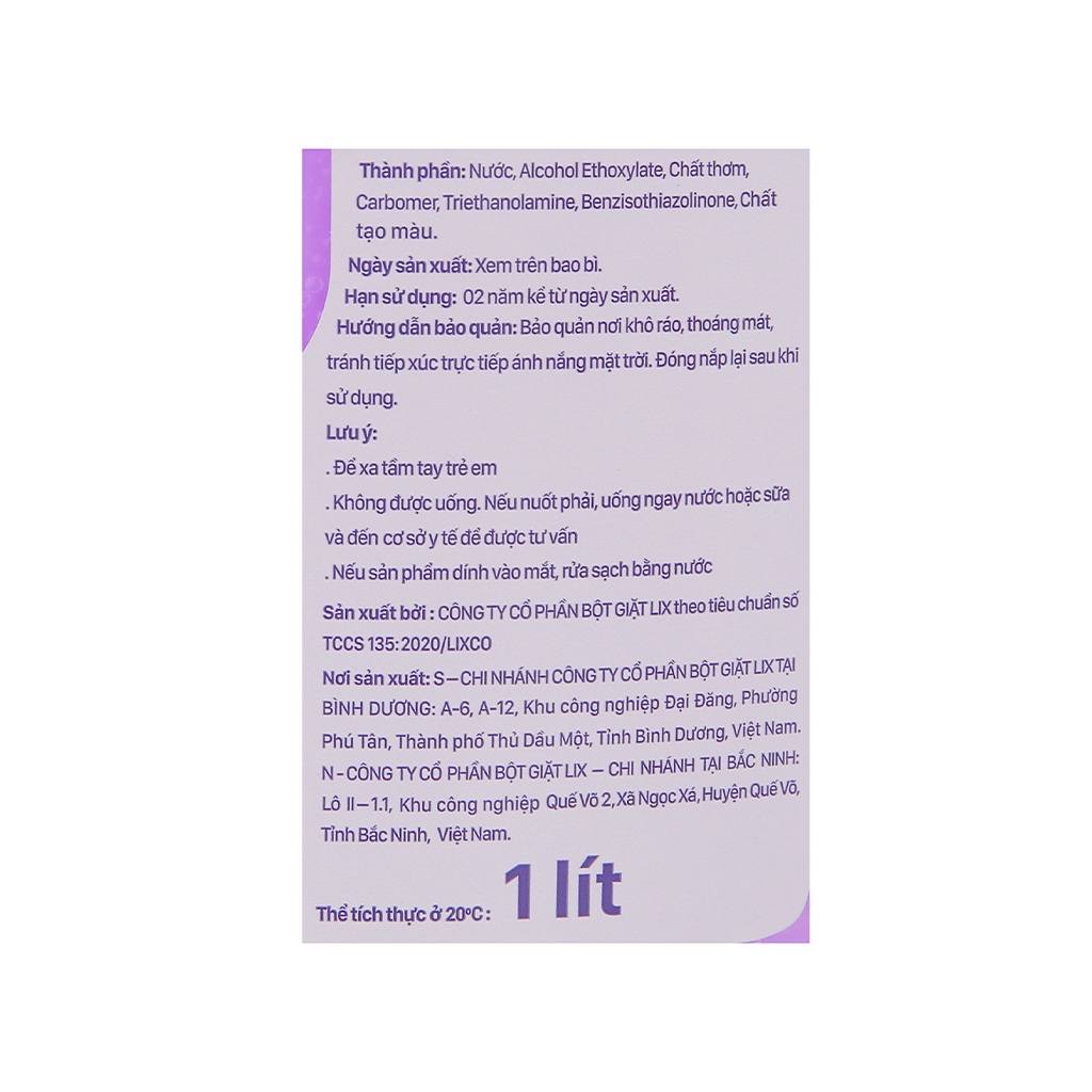 Nước lau sàn nhà IZI HOME hương lavender chai 1 lít