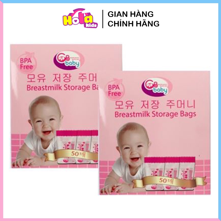 Túi Trữ Sữa GB BABY Hàn Quốc Hộp 50 Túi