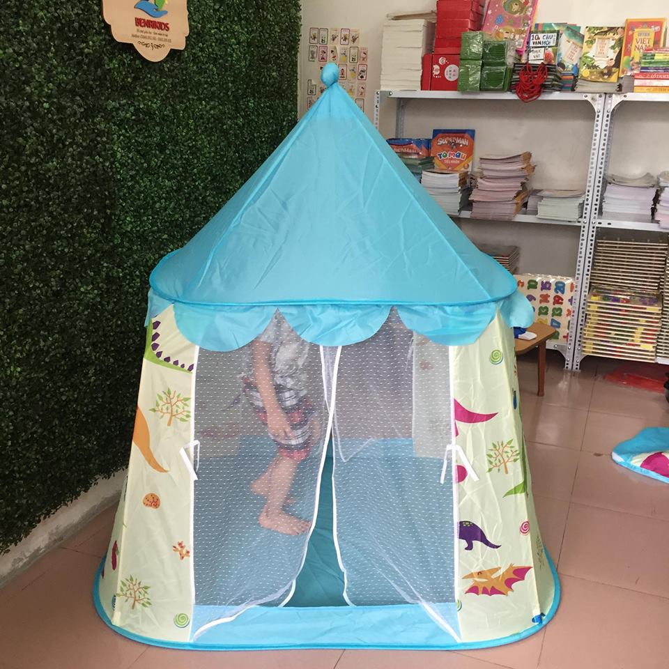 Lều Hoàng Tử Màu Xanh Mẫu 2018 Cho Bé