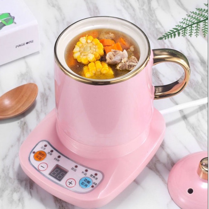 Cốc điện đa năng thần thánh mọi người săn đón Nấu Cháo, Soup Dinh Dưỡng, hãm trà hoa thảo dược,...vvv...