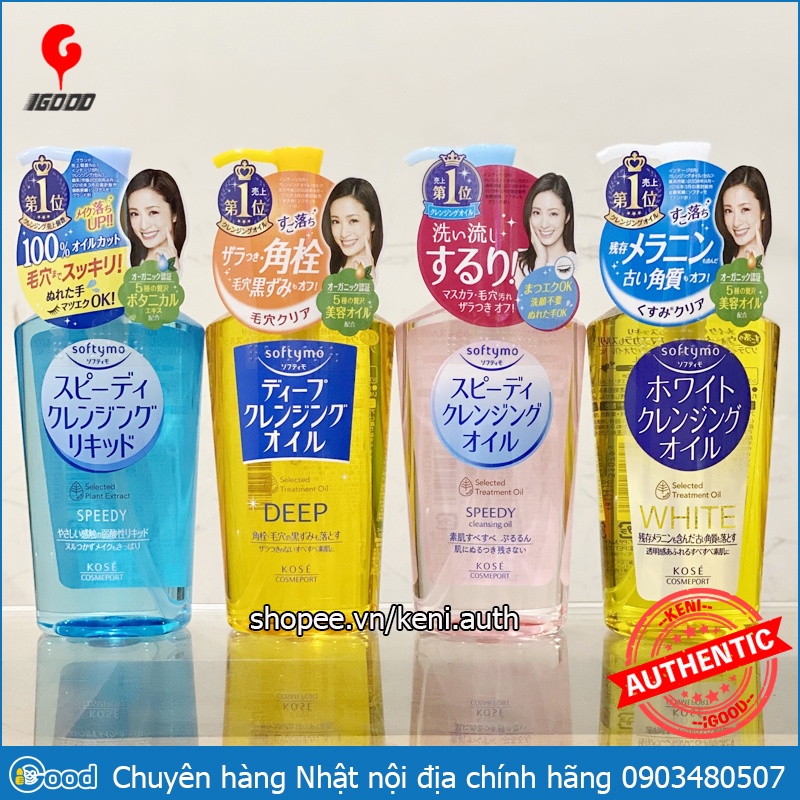 Dầu tẩy trang Kose Softymo Cleangsing Oil 230ml Nhật Bản