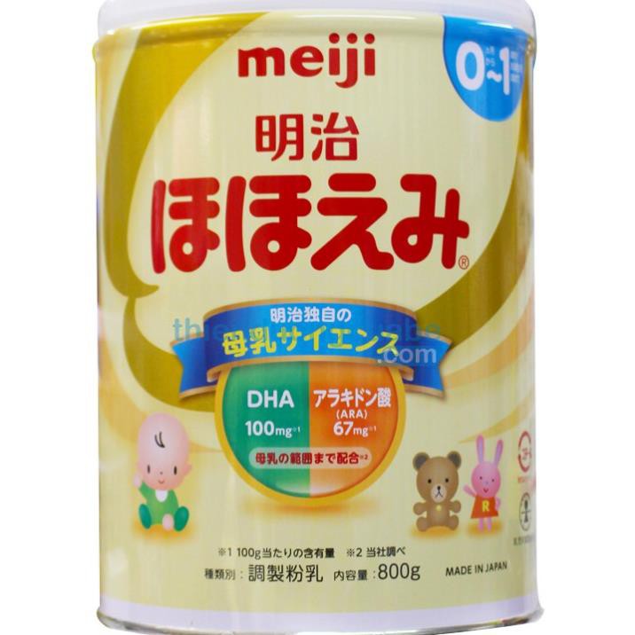 [DATE MỚI]Sữa Meiji Số 0 800G Nội Địa Nhật mẫu mới