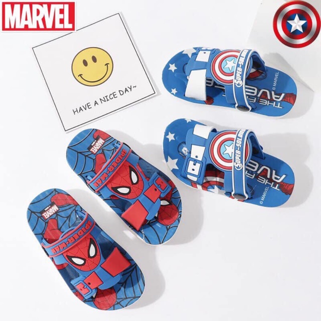 Sandal người nhện và captain cho bé trai ( hàng order 7 ngày)