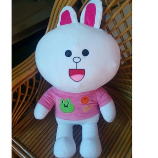 Gấu bông Thỏ cony áo hồng cao 70 cm siêu đáng yêu - Hàng VNXK cao cấp