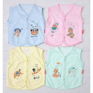 Áo gile cotton 2 lớp cho bé 5-8kg