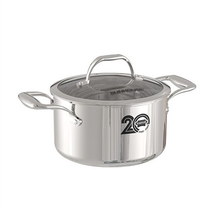 Nồi inox 304 đa lớp liền đáy cao cấp SUNHOUSE MAMA SHG2020-18-22-26cm - Hàng chính hãng