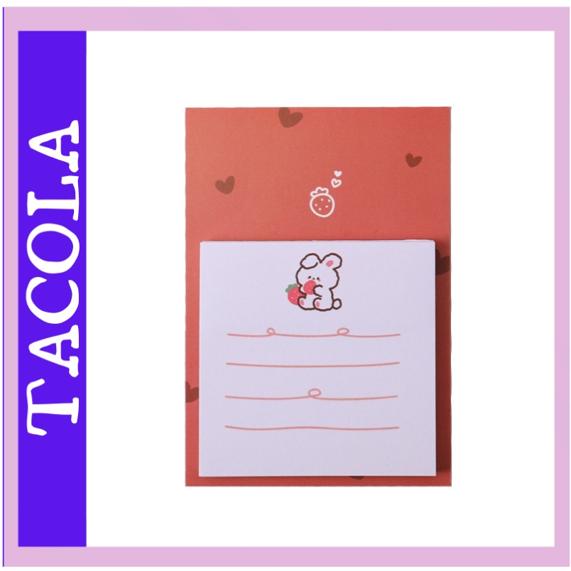 Giấy Dán Ghi Chú TACOLA Họa Tiết Hoạt Hình Phong Cách Hàn Quốc N04