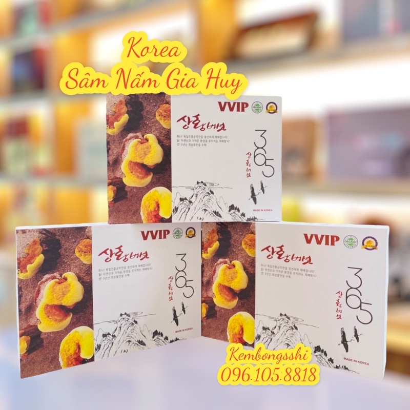 [HÀNG MỚI VỀ] Nấm Thượng Hoàng Hàn Quốc 500gr [HỘP QUÀ BIẾU SANG TRỌNG]