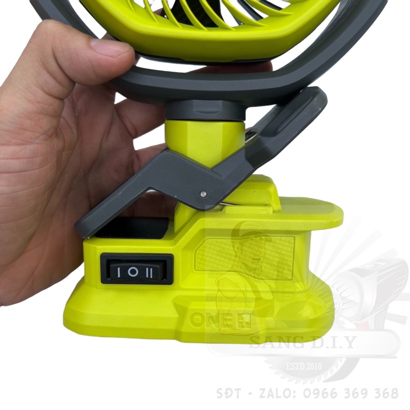 Quạt mini dùng pin 18V RYOBI 18V ONE➕