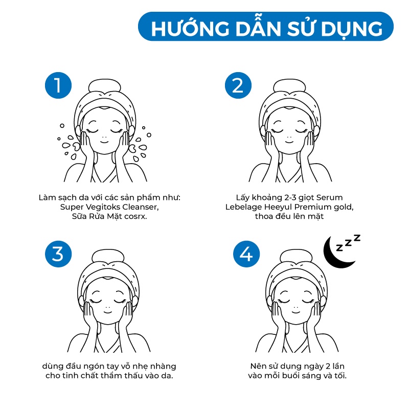Serum vàng 24k - Serum dưỡng trắng da dưỡng ẩm tinh chất vàng 24k cao cấp Labelage Hàn Quốc 130ml