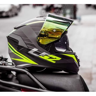 Mũ Fullface LS2 FF800 Storm Đen xanh lá