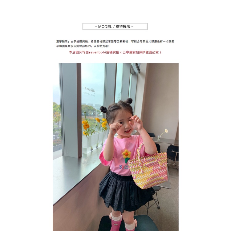 Áo Thun Cotton Tay Ngắn Họa Tiết Hoa 3D Đáng Yêu Thời Trang 2022 Dành Cho Bé Gái