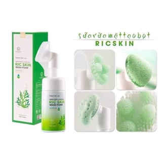 Sữa rửa mặt tạo bọt Rick skin đầu cọ tạo bọt