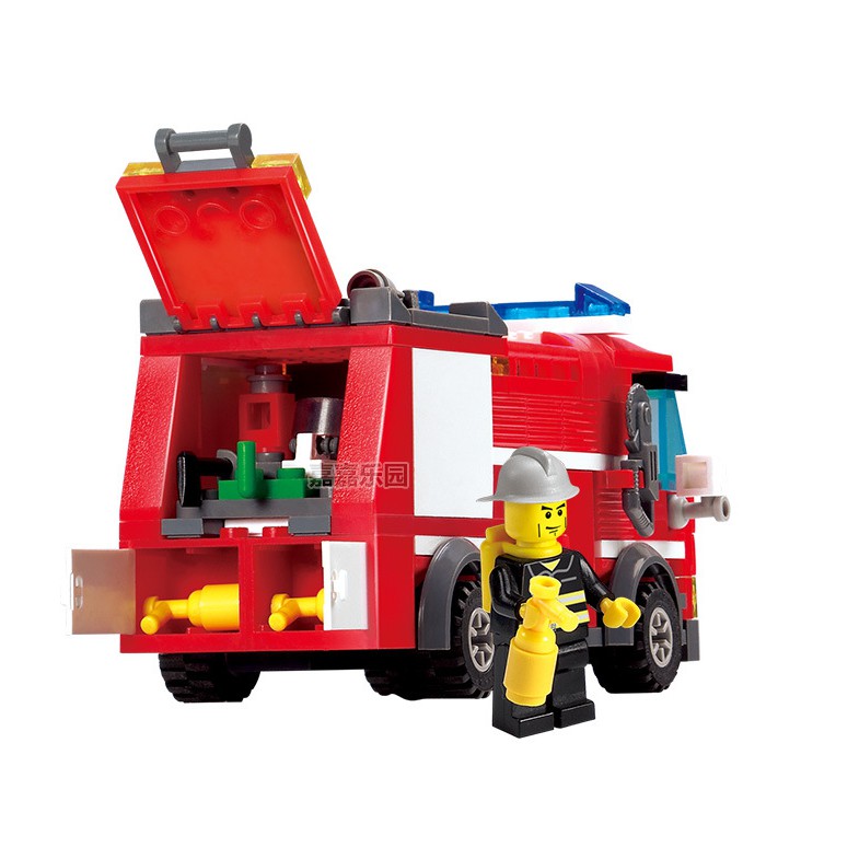 Lego xe cứu hỏa 206 chi tiết