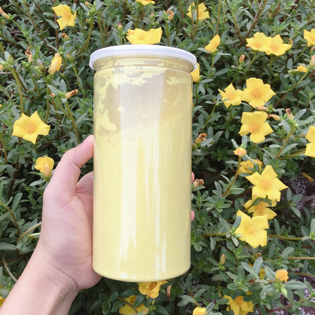 Tinh Bột Nghệ Nhà Làm nguyên chất 100% an toàn, thơm, dễ uống ( 500g)