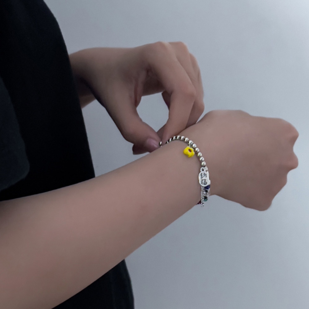 Vòng Tay Chuỗi Hạt Phong Cách Harajuku Cổ Điển Thời Trang