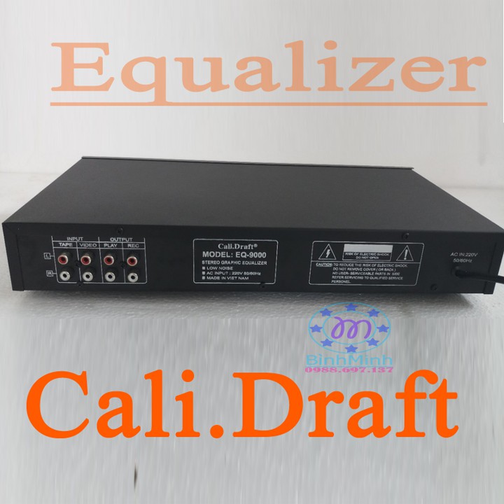 Equalizer Cali.draft EQ.9000 | Loc am thanh karaoke