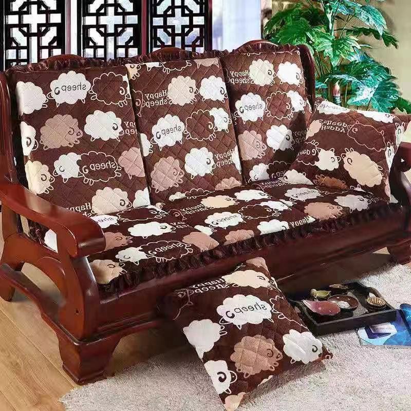 Thảm Lót Ghế Sofa Gỗ Dày Dặn Chống Trượt Có Thể Giặt Sạch Tiện Lợi