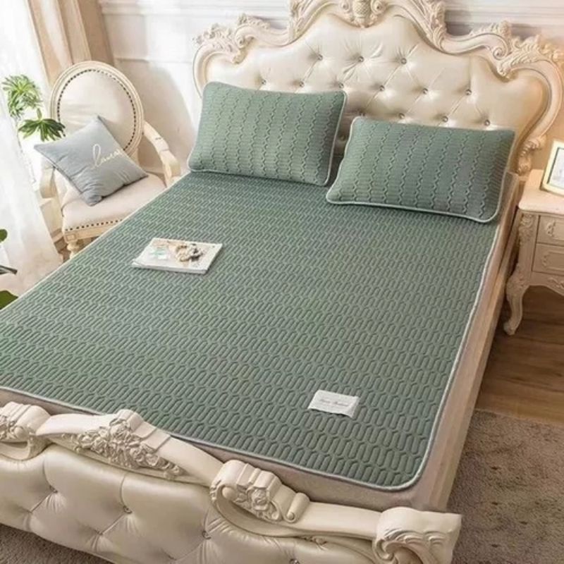 Chiếu điêu hoà cao su non 3 LỚP nằm thoáng mát đặc biệt [Tặng 2 vỏ gối ] đi kèm . Sản phẩm cần thiết cho mùa hè này