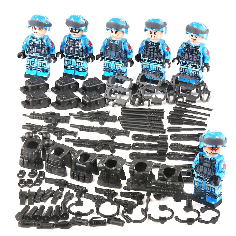 Bộ Lắp Ráp Lego Xe Quân Đội Cho Bé