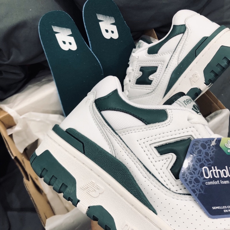 GIÀY NEW.BLANCE 550 WHITE GREEN LAI AU [ FULL BOX + FREE SHIP ]