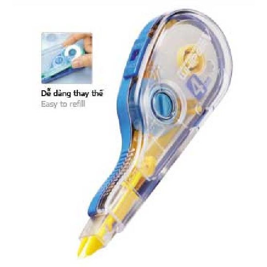BÚT XÓA KÉO PLUS WH-105T màu vàng,xanh dương ruột trắng