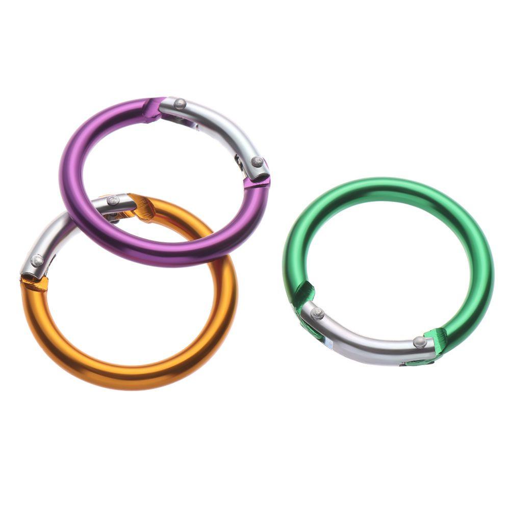 MUVAKO Set 5 Móc Tròn Kẹp Dây Đeo Túi Xách Tiện Lợi