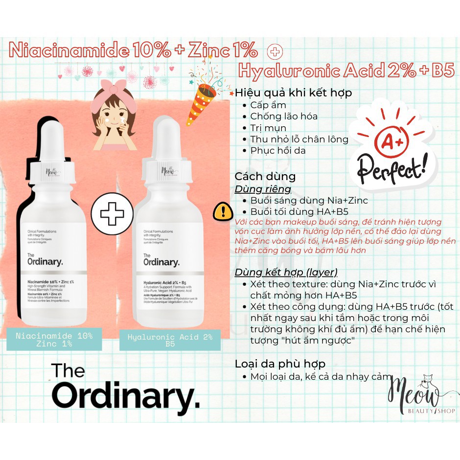 The Ordinary - Tinh chất cấp ẩm hồi phục da The Ordinary Hyaluronic Acid 2% + B5 | BigBuy360 - bigbuy360.vn