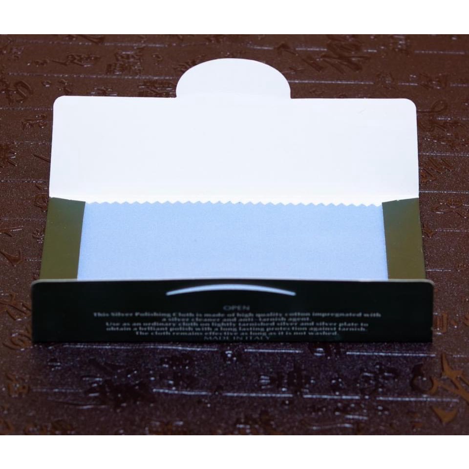 Khăn lau trang sức bạc làm sáng bạc kích thước 17cm x 17cm