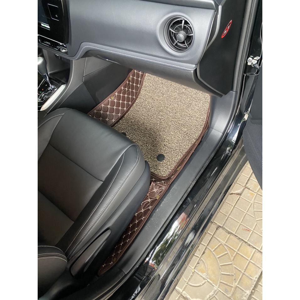 Thảm lót sàn ô tô 6D Toyota Altis  - Da PU cao cấp, Không mùi, Giảm 20% tiếng ồn